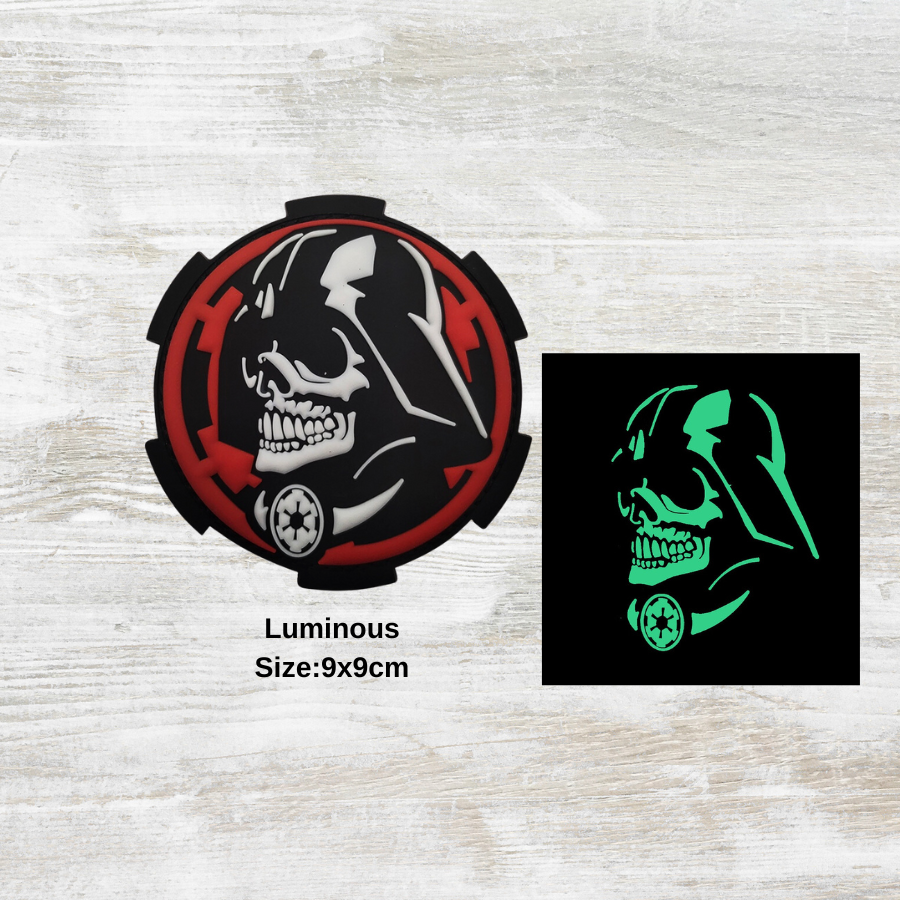 Star Wars Imperial Glow In The Dark PVC Morale Patch