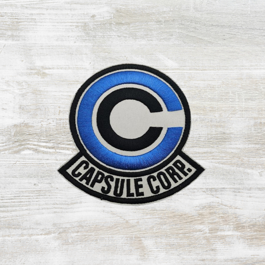 Capsule Corp Embroidered Velcro Patch – Meniacc, image size:900x900