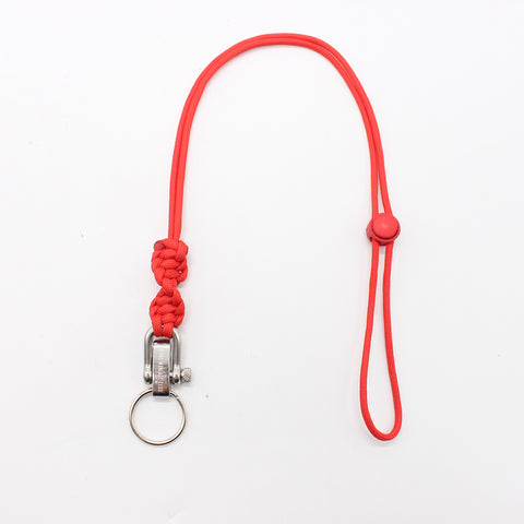 The Meniacc Paracord Twisted Lanyard - Red