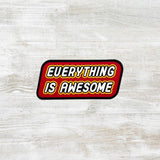 Everything is Awesome PVC Velcro Patch