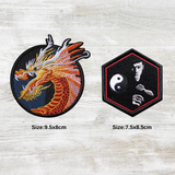 Jinlong Dragon/Bruce Lee Velcro Patch