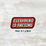 Everything is Awesome PVC Velcro Patch