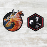 Jinlong Dragon/Bruce Lee Velcro Patch