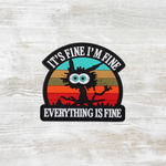 Ew People/It's Fine PVC Velcro Patch