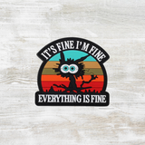 Ew People/It's Fine PVC Velcro Patch