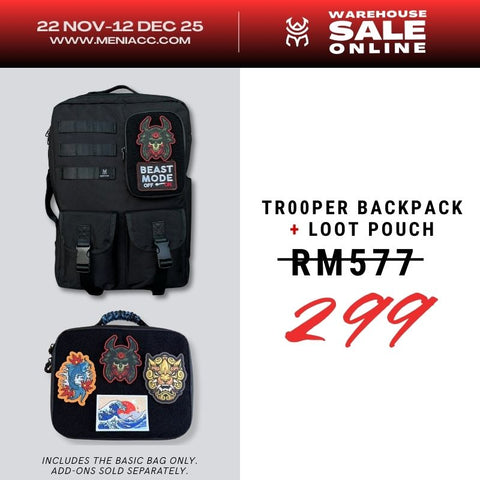 [Ready Stock] Tr00per Backpack V2.0