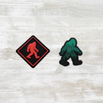 Big Foot PVC Velcro Patch