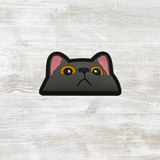 Cat meme (Grey) PVC Velcro Patch