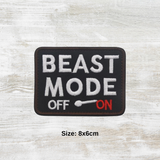 Beast Mode Embroidered Velcro Patch