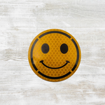 Smiley Reflective Velcro Patch