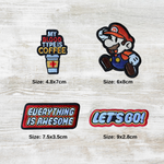 Blood Type/Mario/Everything/Let's Go Velcro Patch