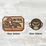 Tactical Trunk Monkey Embroidered Velcro Patch