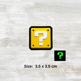 Question Block PVC Velcro Patch
