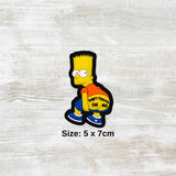 Bart Don't Thread on Me PVC Velcro Patch