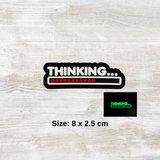 Thinking PVC Velcro Patch