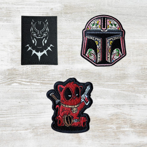 B. Panther/ Mando/ Cat Dpool Velcro Patch