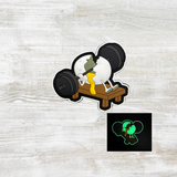 Bench Press Egg PVC Velcro Patch