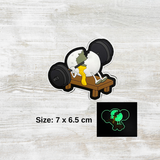 Bench Press Egg PVC Velcro Patch