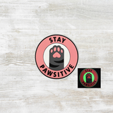 Stay Pawsitive PVC Velcro Patch