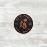 Skull Round PVC Velcro Patch