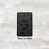 This is the Way Ingot PVC Velcro Patch