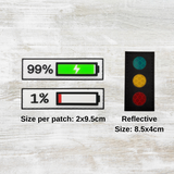 Power Display/Traffic Light Velcro Patch