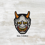 Stay Brutal/Hannya Embroidered Velcro Patch