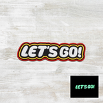 Let's Go Luminous PVC Velcro Patch