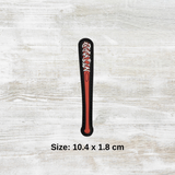 Barbed Wire Bat PVC Velcro Patch