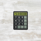 Boobies Calculator PVC Velcro Patch