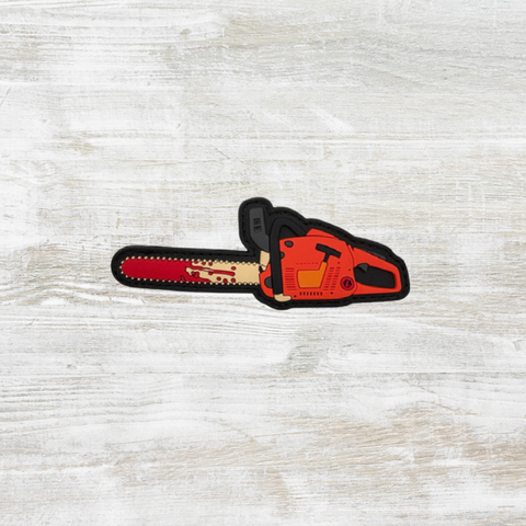 Chainsaw PVC Velcro Patch