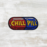 Chill Pill Embroidered Velcro Patch