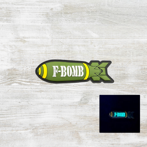 F Bomb PVC Velcro Patch