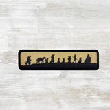 Fellowship of The Rings Woven Velcro Patch