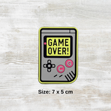 Game Over PVC Velcro Patch