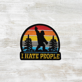 I Hate People Embroidered Velcro Patch