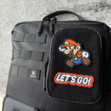 Blood Type/Mario/Everything/Let's Go Velcro Patch