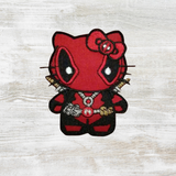 Kitty Batman/Stormtrooper/Jason/Deadpool Embroidered Velcro Patch