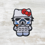 Kitty Batman/Stormtrooper/Jason/Deadpool Embroidered Velcro Patch