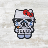 Kitty Batman/Stormtrooper/Jason/Deadpool Embroidered Velcro Patch