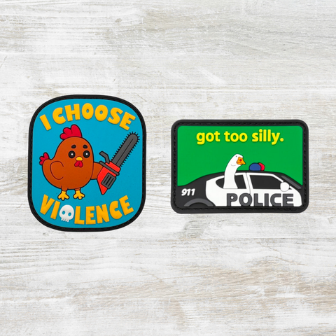 Chick & Duck PVC Velcro Patch