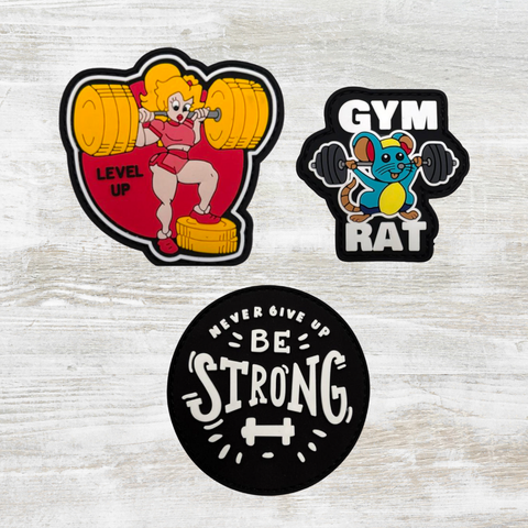 Gym PVC Velcro Patch