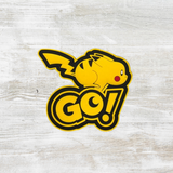 Pikachu GO PVC Velcro Patch