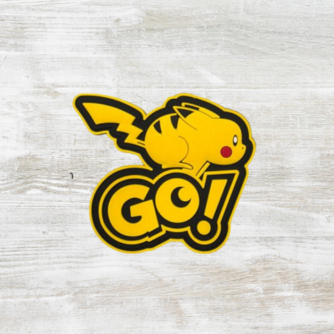 Pikachu GO PVC Velcro Patch