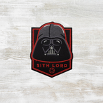 Sith Lord Embroidered Velcro Patch
