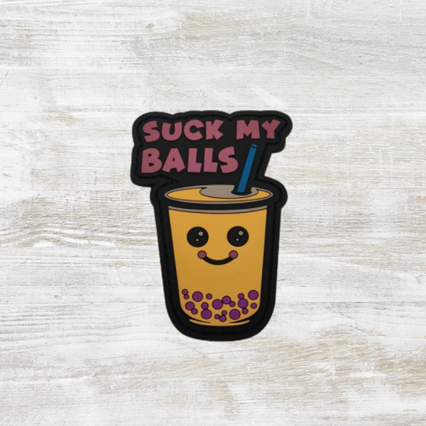 Suck My Balls PVC Velcro Patch – Meniacc