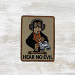 See Speak Hear No Evil Velcro Patch