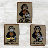 See Speak Hear No Evil Velcro Patch