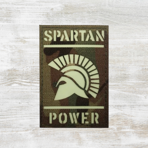 Luminous Spartan Power Velcro Patch