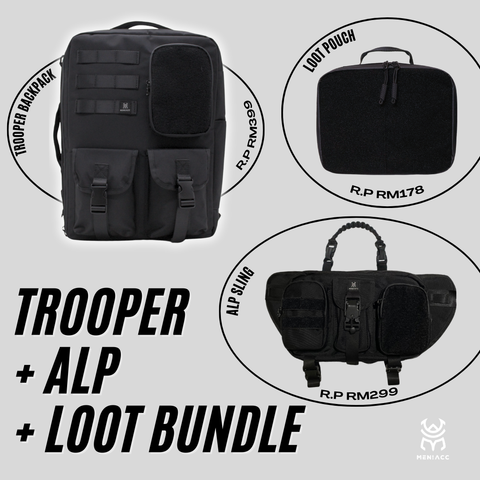 [SUPER EARLY BIRD] TR00PER V2.0 + ALP1 V3.0 + LOOT Pouch (PRE-ORDER)